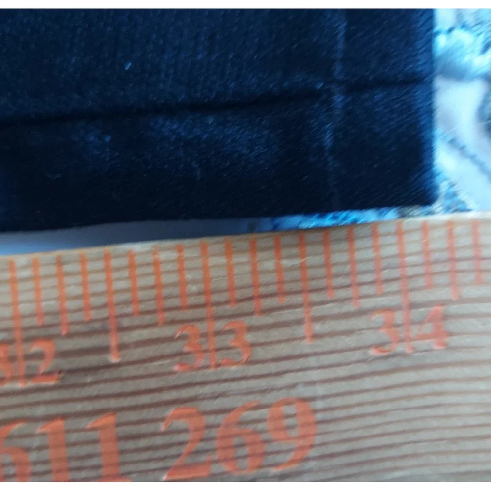 NOS Deadstock Ruell & Ray Men Black Jeans 32 X 34" Denim Button Fly Handmade USA - Picture 13 of 15